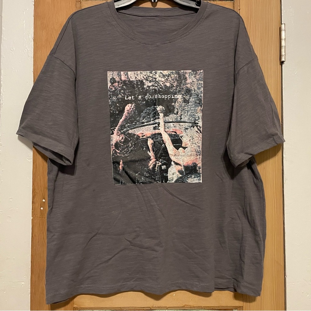 “Let’s Go Shopping” Oversized T Shirt